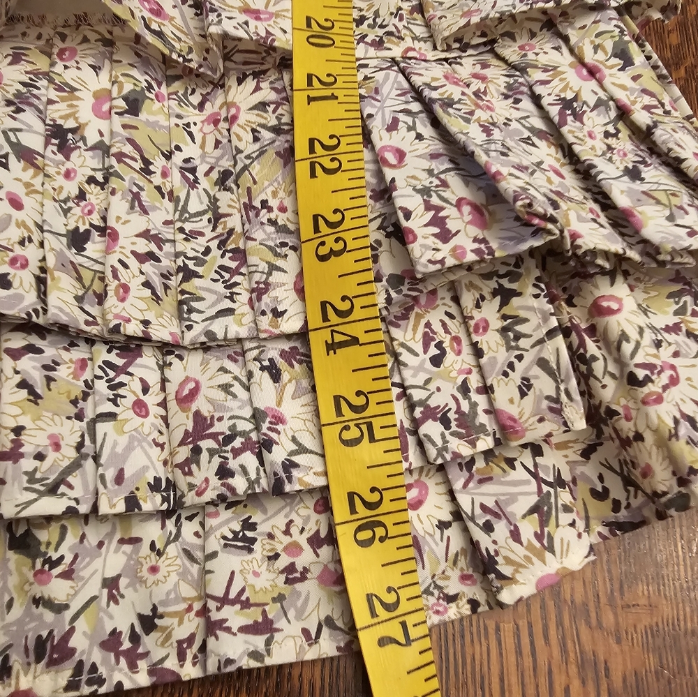 J. Crew Strapless Floral Tiered Mini Dress - Picture 13 of 13